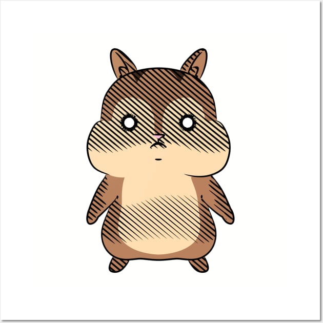 Evil Chipmunk Wall Art by naturalhabitatshorts